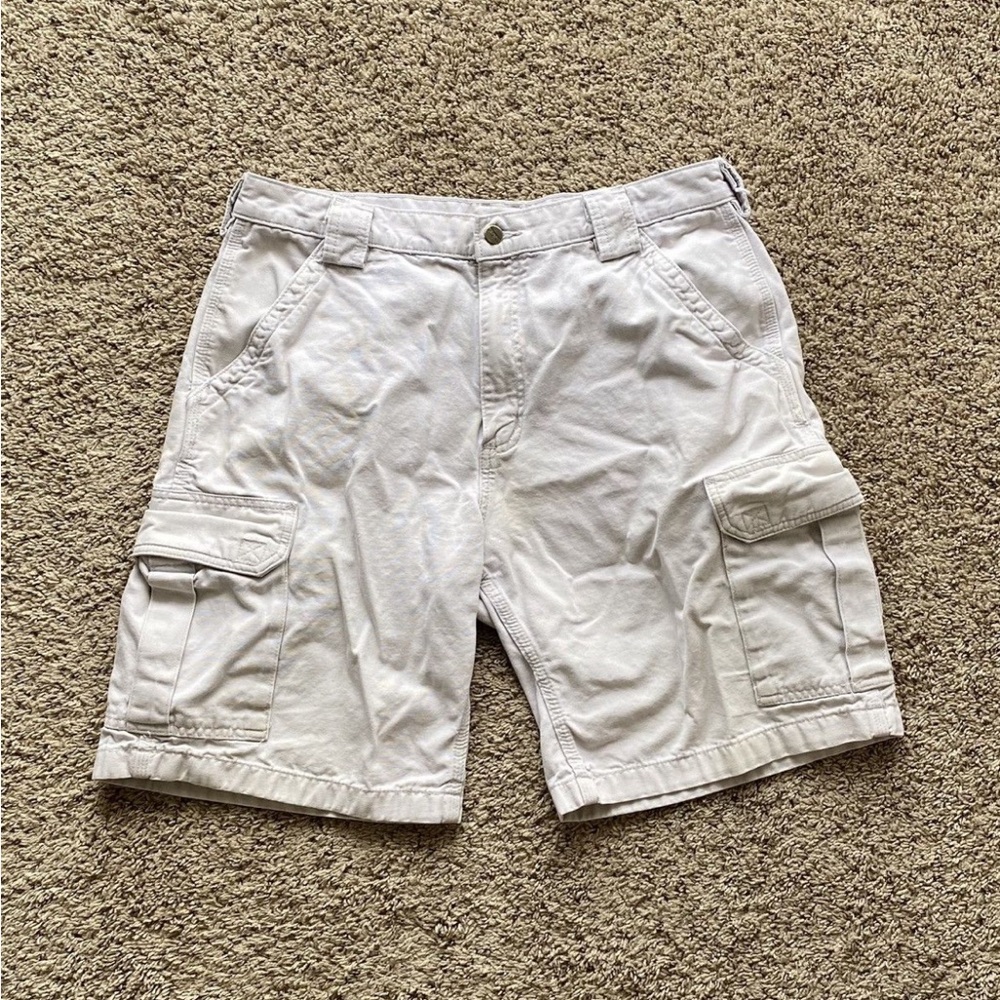 Vintage Carhartt cargo white shorts